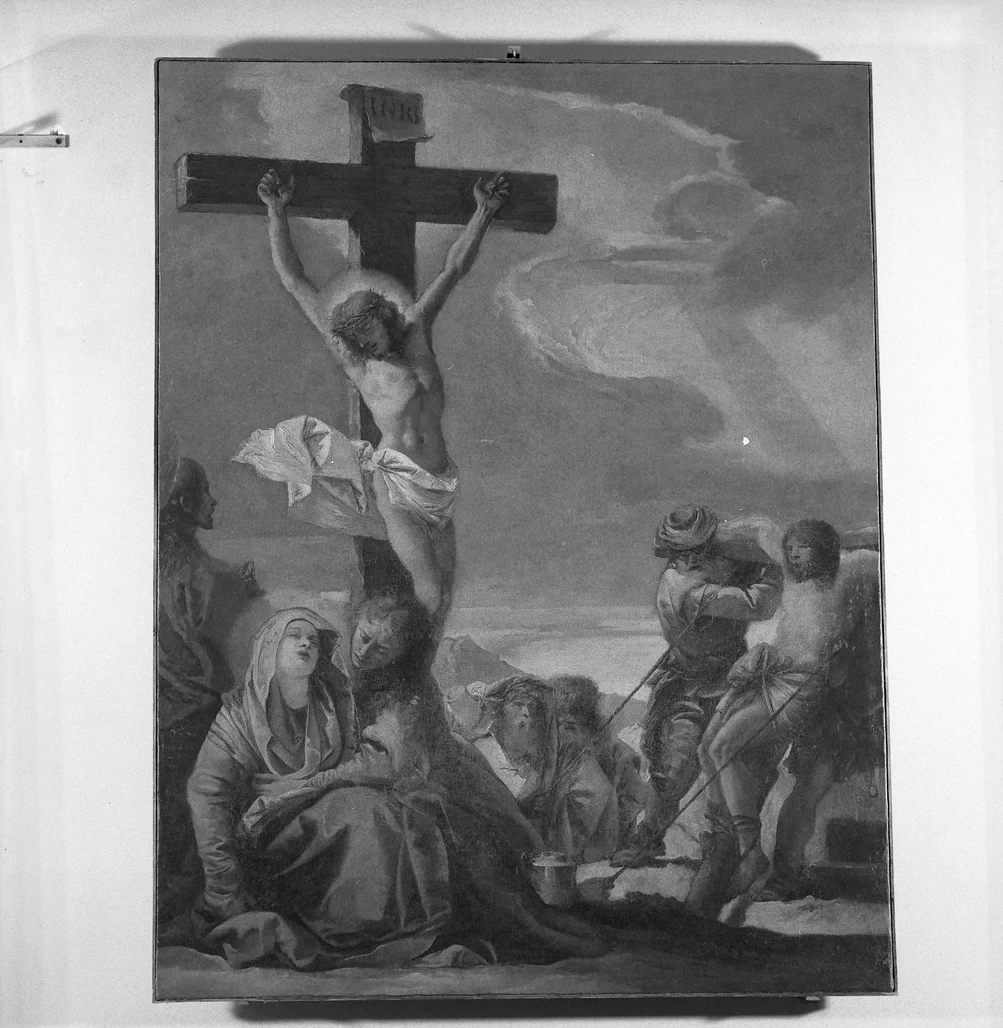 Chiesa di San Polo (Venezia) - Oratorio del Crocifisso, VIA CRUCIS XII, Gesù innalzato e morto in croce